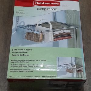 COPY - Rubbermaid Slide out wire Basket